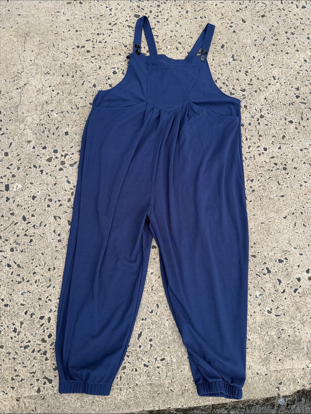 HALARA Women’s Navy Blue Relaxed Overalls Jumpsuit XL